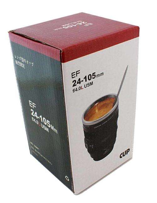 Camera Lens Coffee MugPhotographer Gift, Ideal for Travel