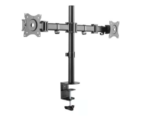 13 To 27 Dual Arm Table Top Monitor Clamp Stand