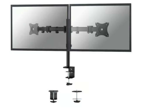 13 To 27 Dual Arm Table Top Monitor Clamp Stand