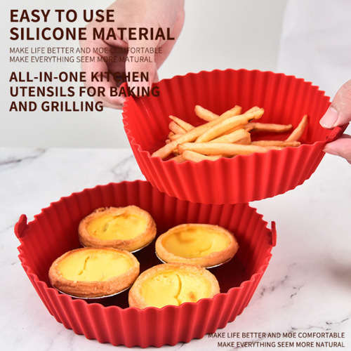 Nonstick Silicone Baking Mold Reusable Pan Pizza Cake Tray Microwave Baking Dish