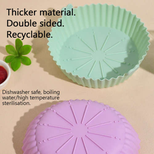 Nonstick Silicone Baking Mold Reusable Pan Pizza Cake Tray Microwave Baking Dish