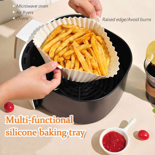 Nonstick Silicone Baking Mold Reusable Pan Pizza Cake Tray Microwave Baking Dish