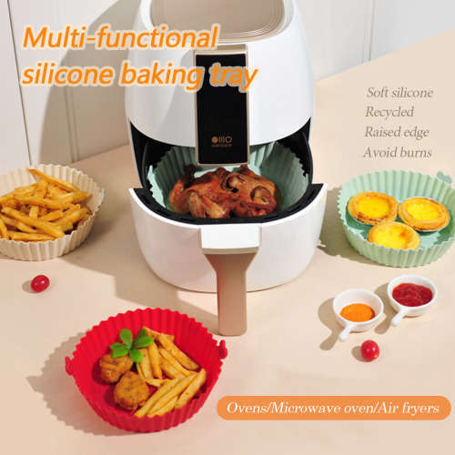 Nonstick Silicone Baking Mold Reusable Pan Pizza Cake Tray Microwave Baking Dish