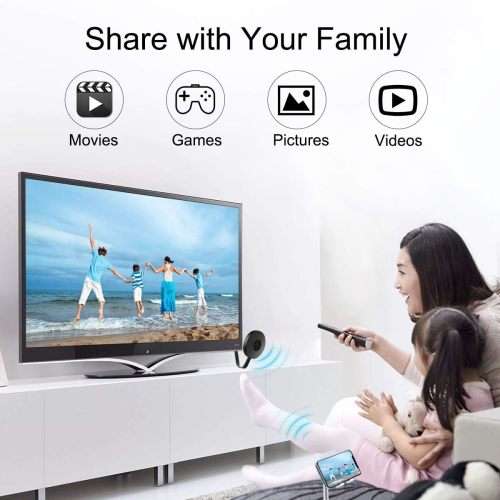 WiFi Display Dongle HDMI Adapter 4K Portable TV Receiver Support Miracast Airplay DLNA TV Stick