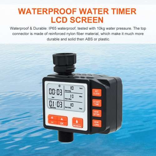 Sprinkler Timer - Watering Timer for Garden Hoses, LED Digital Programmable Irrigation