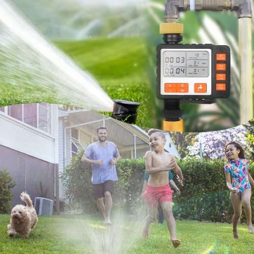 Sprinkler Timer - Watering Timer for Garden Hoses, LED Digital Programmable Irrigation