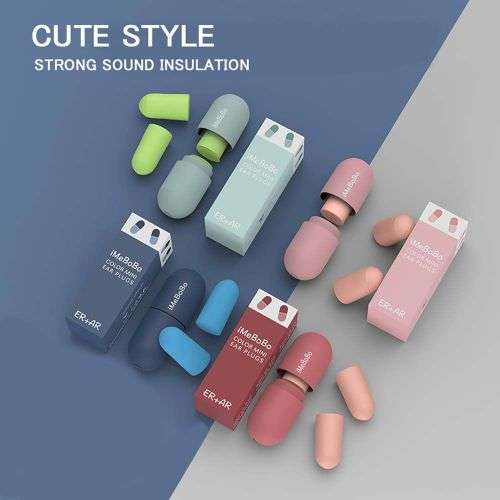 Sponge Earplugs High Density Snoring Filter Sponge Earplugs Sleep Noise Canceling Earplugs