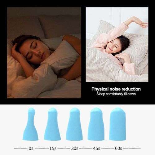 Sponge Earplugs High Density Snoring Filter Sponge Earplugs Sleep Noise Canceling Earplugs