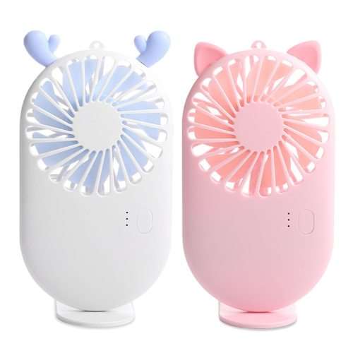 Handheld Fan Mini Fan, Adjustable Speed USB Rechargeable Eyelash Fan
