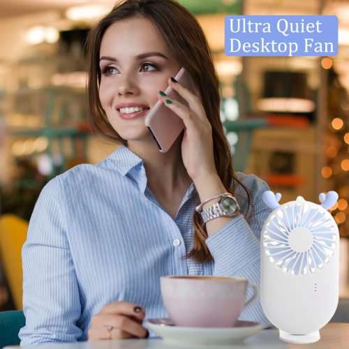 Handheld Fan Mini Fan, Adjustable Speed USB Rechargeable Eyelash Fan