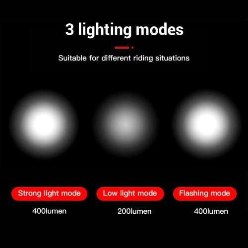 USB Rechargeable Bicycle Bicycle LED Hazard Light Waterproof