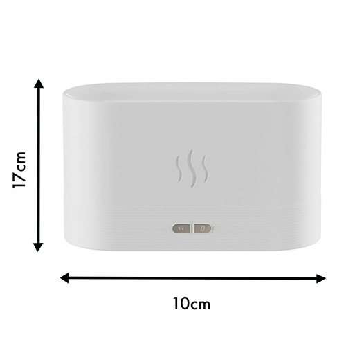 Imitation flame aromatherapy machine. 2 colors. LED Light Essential Oil Diffuser.