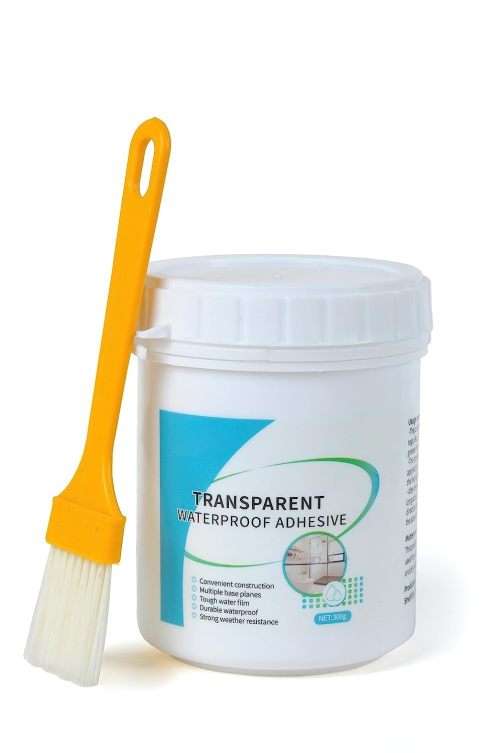 Transparent Waterproof Glue 300g With Brush For Leak-Proof Windows And Roof Leak-Proof