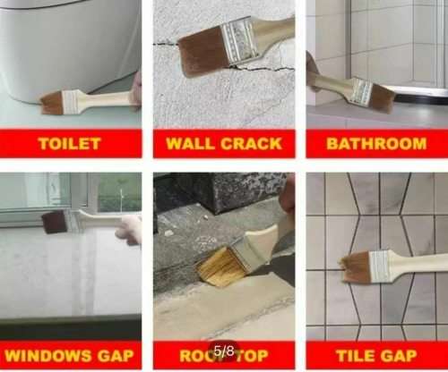 Transparent Waterproof Glue 300g With Brush For Leak-Proof Windows And Roof Leak-Proof