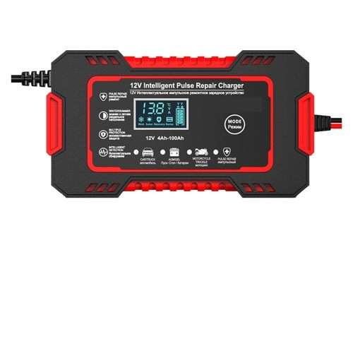 Car Battery Charger, LCD Display 12V 6A Automotive Battery Charger, 12V Battery Charger for Car