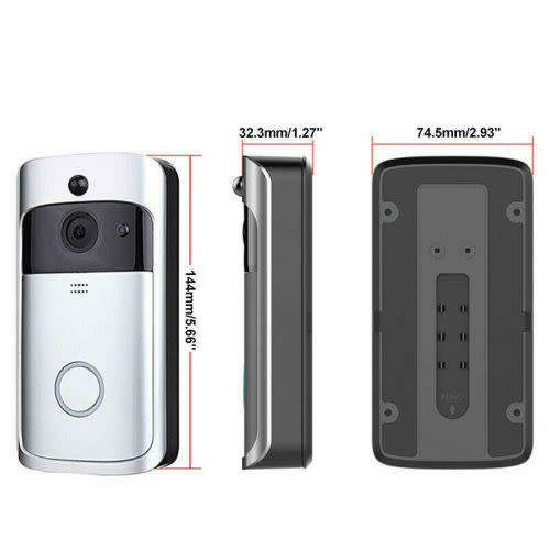 Video Doorbell Wireless WiFi Calling Smart Security Camera HD Doorbell Two-Way