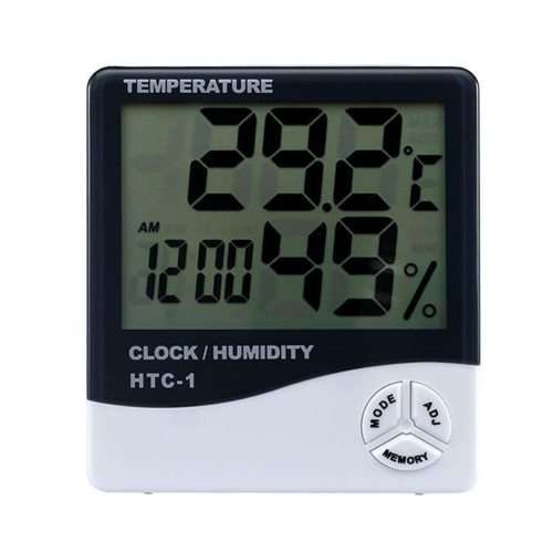 Temperature Humidity Meter And Clock