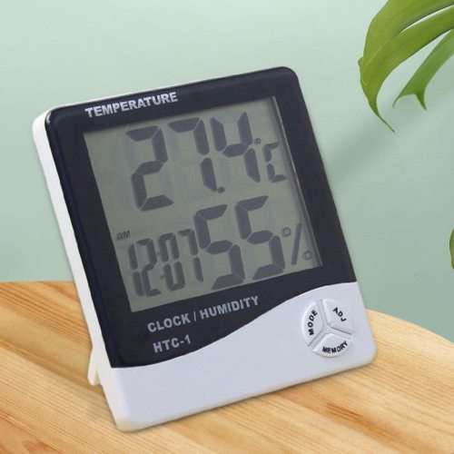 Temperature Humidity Meter And Clock