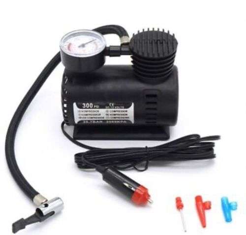 12V EMERGENCY PORTABLE ELECTRIC CAR TYRE INFLATOR 300PSI AIR COMPRESSOR PUMP
