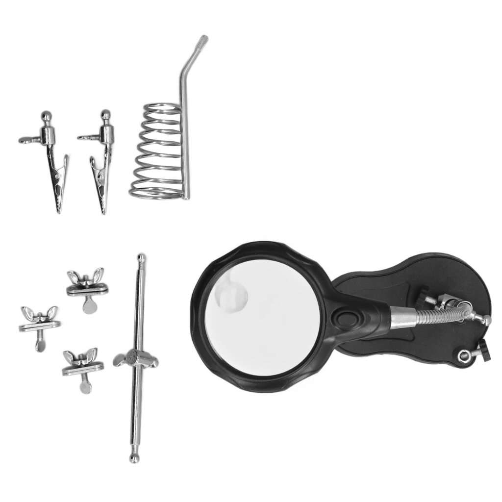 Magnifying Glass LED Light With Soldering Stand