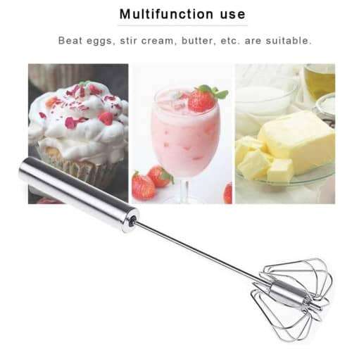 Stainless steel egg beater manual whipping cream egg beater