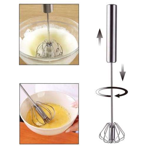 Stainless steel egg beater manual whipping cream egg beater