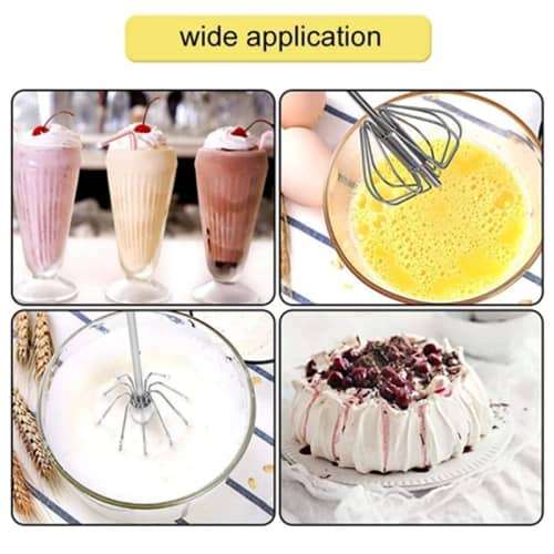 Stainless steel egg beater manual whipping cream egg beater