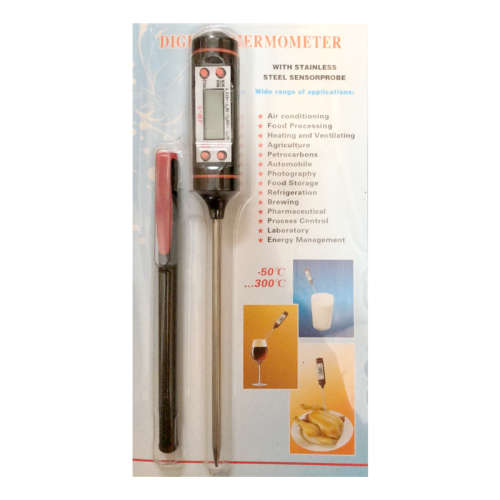 Digital Food Thermometer With Stainless Steel Sensor Probe Kitchen Tools