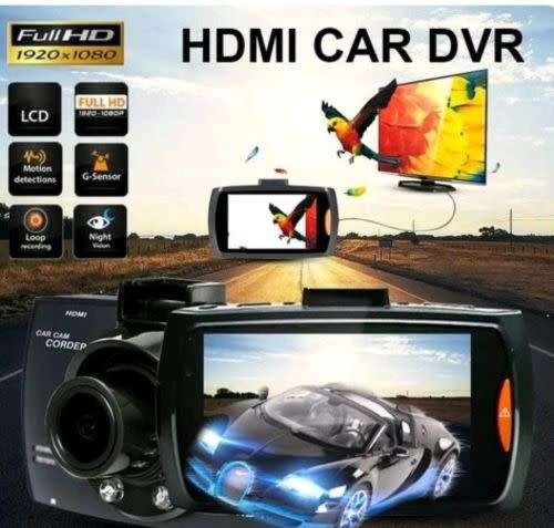 1080p Lcd Car Camera Dash Cam Crash Dvr Night Vision Motion Dectection