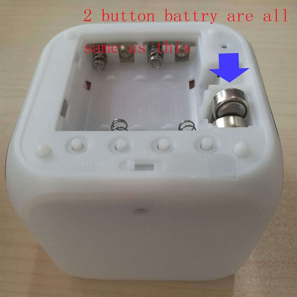 3 Inch Small Size Mini LED Stitch Anime Digital Alarm Clock 7 Colorful Bedroom