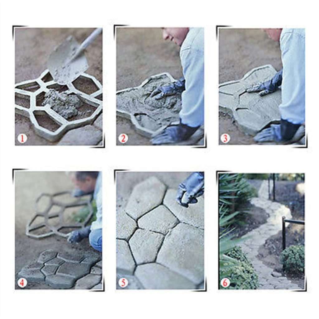 Paving Mold Concrete Mold DIY Manual Paving Cement Brick Mold