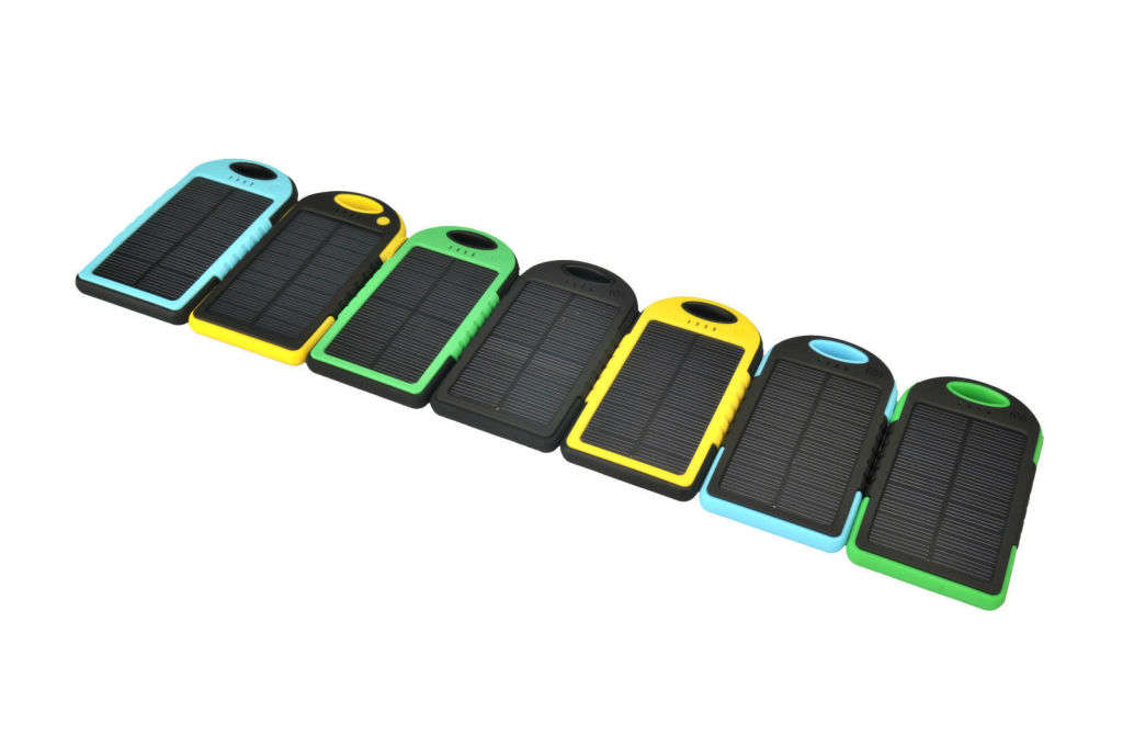 Dual USB Waterproof Solar Power Bank Battery Charger for Cell Phone