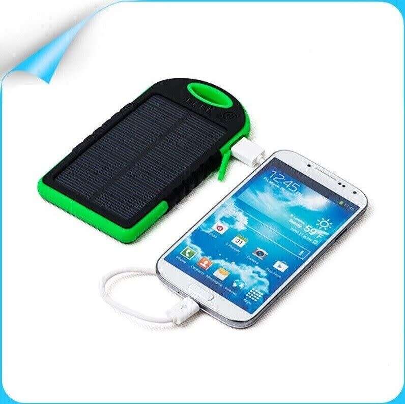 Dual USB Waterproof Solar Power Bank Battery Charger for Cell Phone