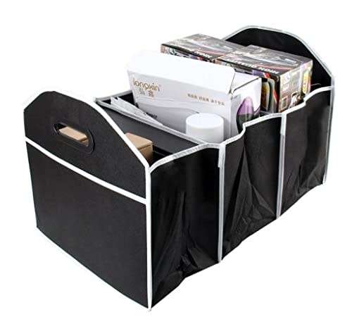 Car luggage bag, foldable, luggage storage bag, 3-compartment shopping bag