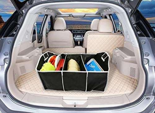 Car luggage bag, foldable, luggage storage bag, 3-compartment shopping bag