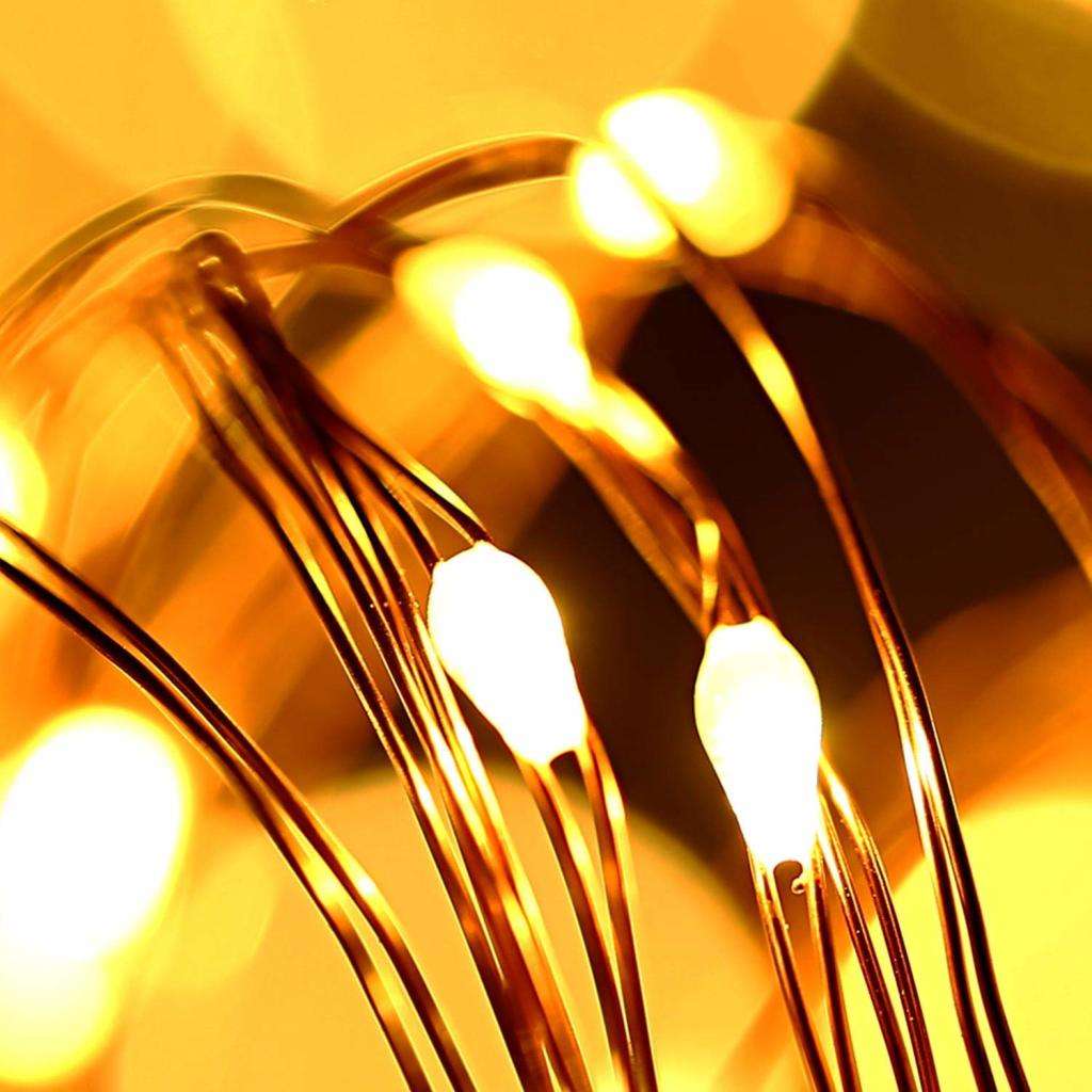 10M Outdoor Solar LED Light Waterproof Copper Wire Fairy Light Balcony Garden Decorative Trees