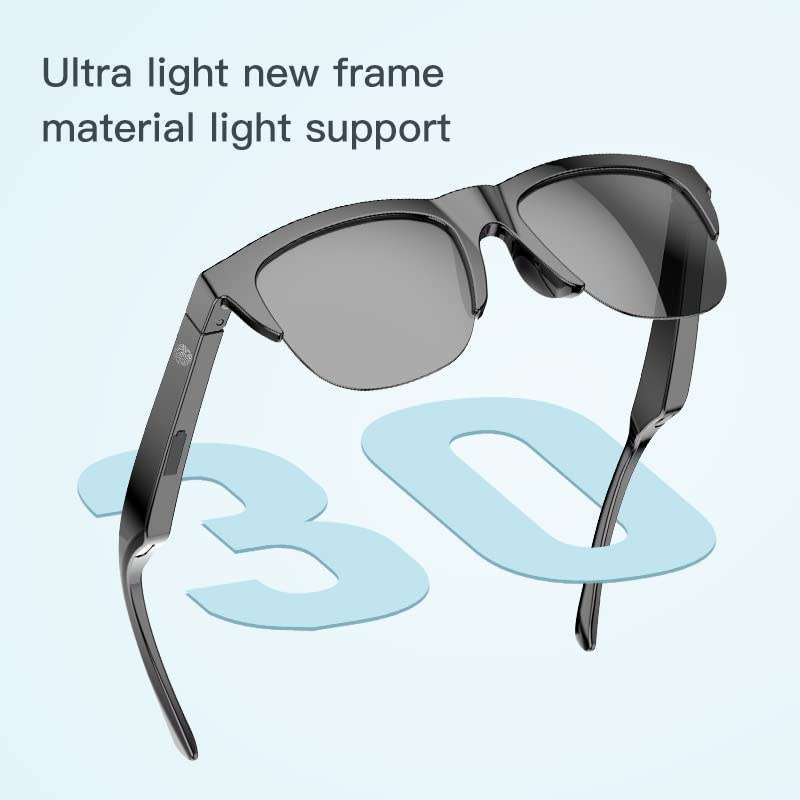 Anti-Glare Anti-Polarization Sunglasses With Bluetooth Smart Glasses