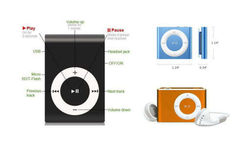 MP3 players mini mp3