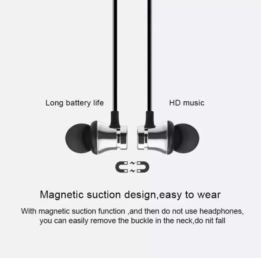 Waterproof Neckband In-Ear Sport Magnetic Wireless Earphone