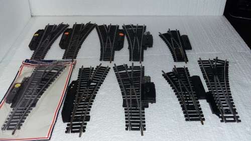 LIMA, JOUEF and HORNBY  TURNOUTS LEFT AND RIGHT HAND x 10