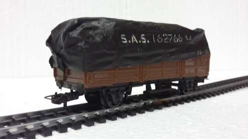 HO LIMA SAR open tarp wagon