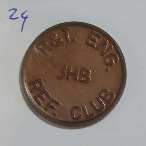 Post and Telegraph Eng. Refreshment Club token (MB1720)