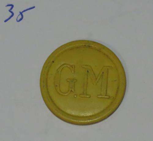 Germiston Municipal Tramways token (MB860)