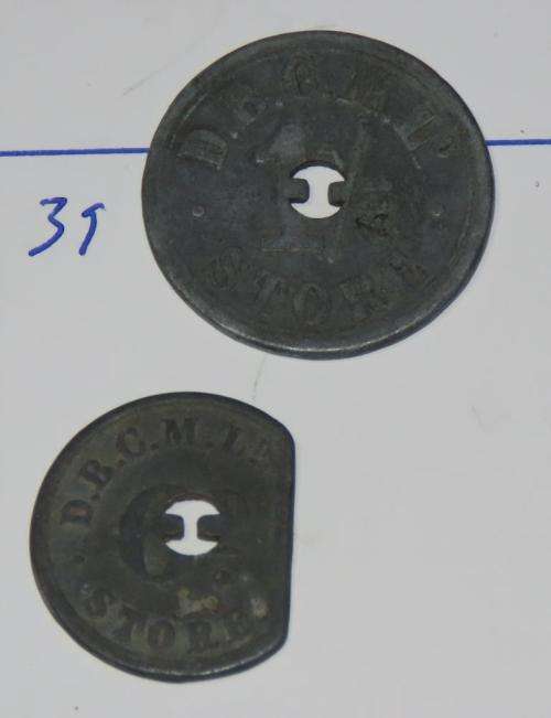 De Beers - Bultfontein Mine tokens (MB555B)