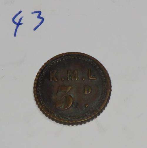Koffiefontein Mines 3d token (MB1195B)