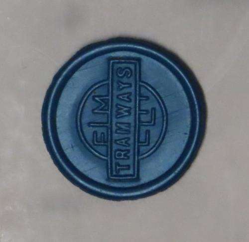 East London Municipal Tramways token (MB680)