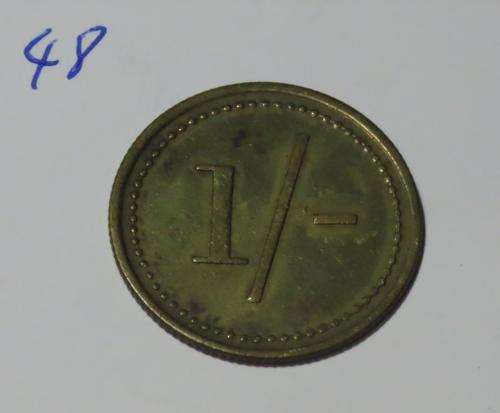 JA Taylor 1/- token (MB2185)