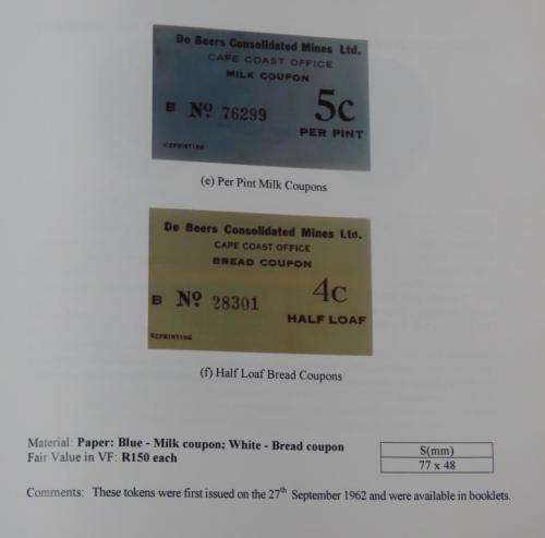 De Beers Mines Half Loaf token (MB555E)