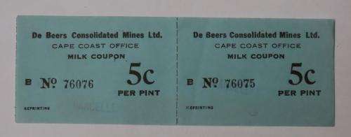 De Beers Mines Pint Milk token (MB555E)