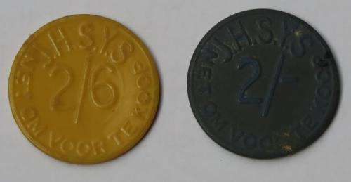 Jacob Horn & Sons Tokens (MB1000) - 2/6 and 2/-